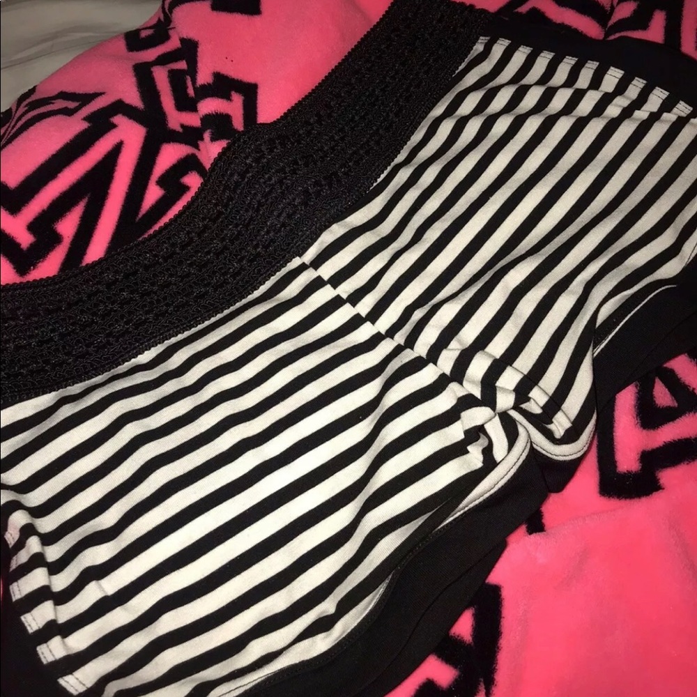 Cute Booty Lounge Striped Shorts